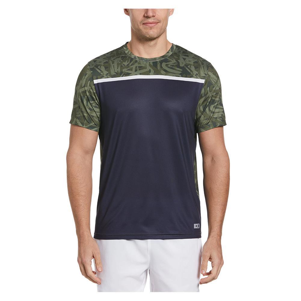 Men's Graffiti Printed Block Tennis Crew - Bell Racket Store