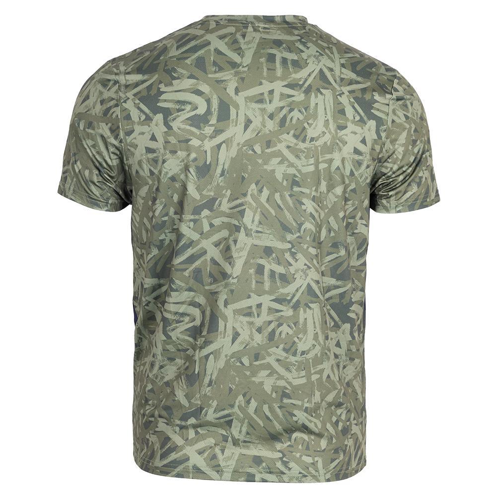 Men's Graffiti Printed Block Tennis Crew - Bell Racket Store