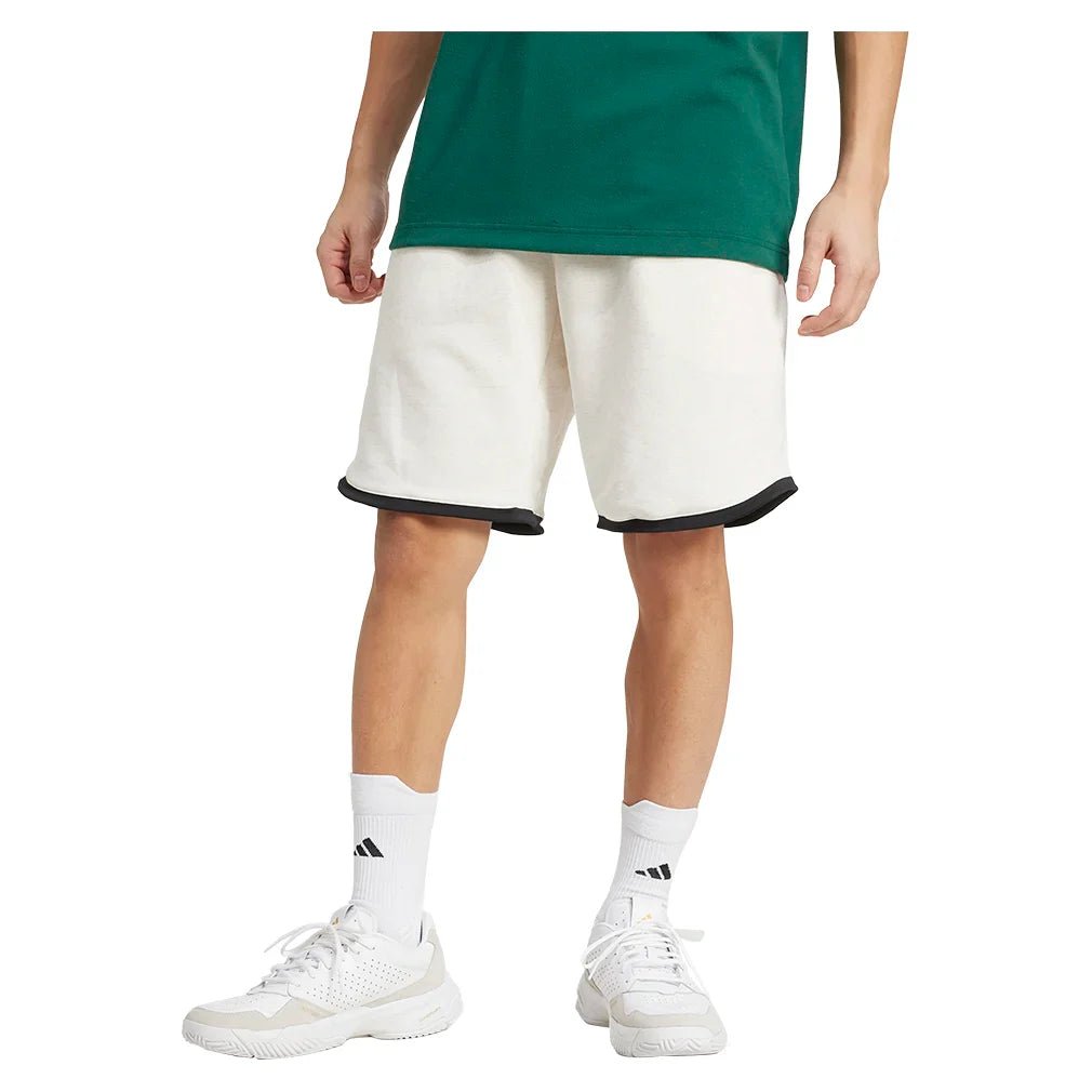 Men's Heritage 9 inch Tennis Shorts Chalk White - Bell Racket Store
