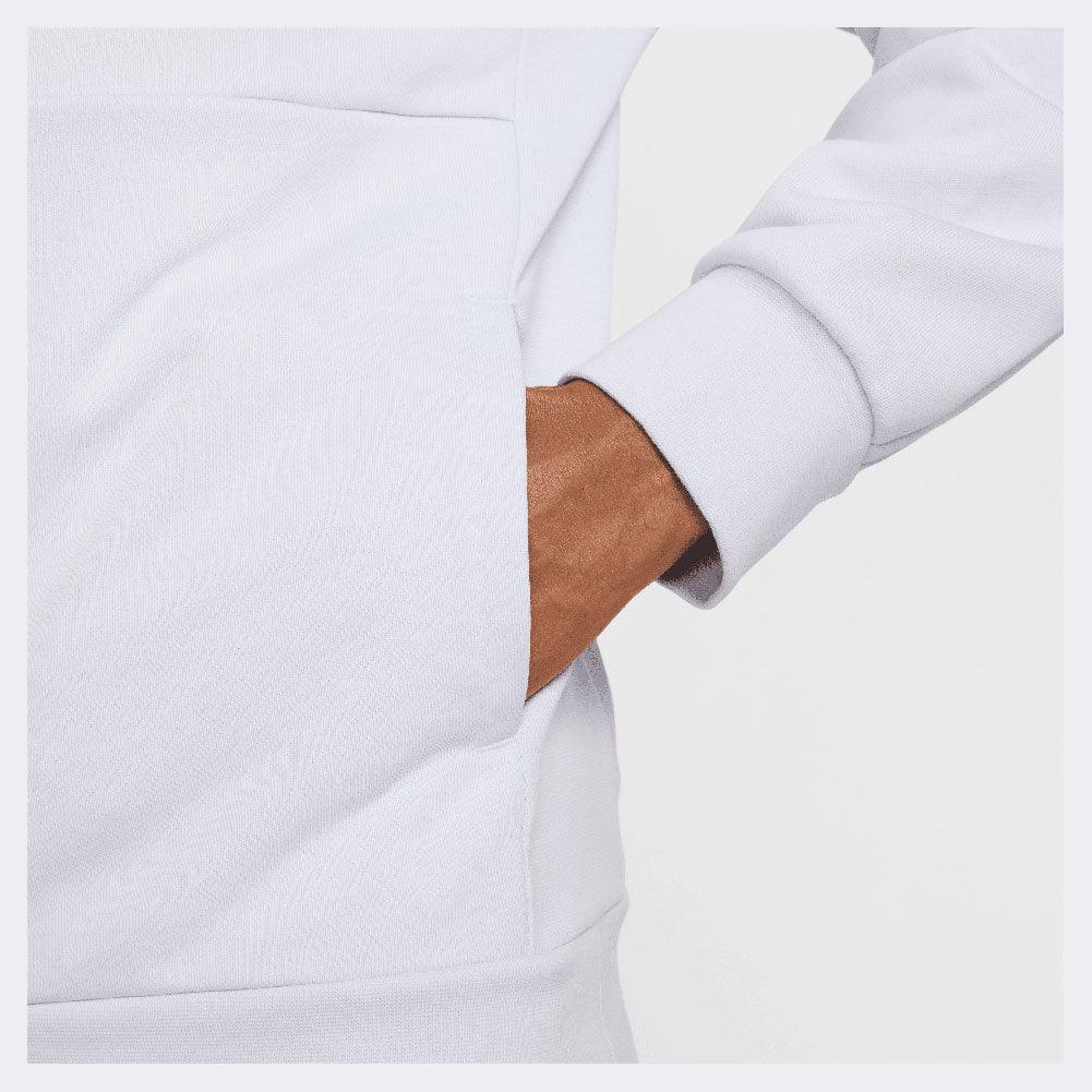 Men's Heritage Dri - FIT Fleece Tennis Hoodie Football Grey and Mineral Teal - Bell Racket Store