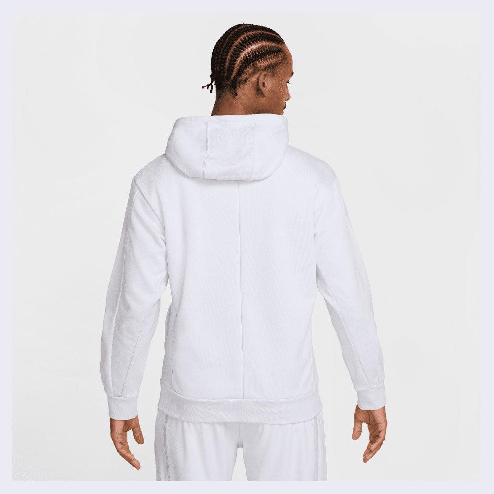 Men's Heritage Dri - FIT Fleece Tennis Hoodie Football Grey and Mineral Teal - Bell Racket Store