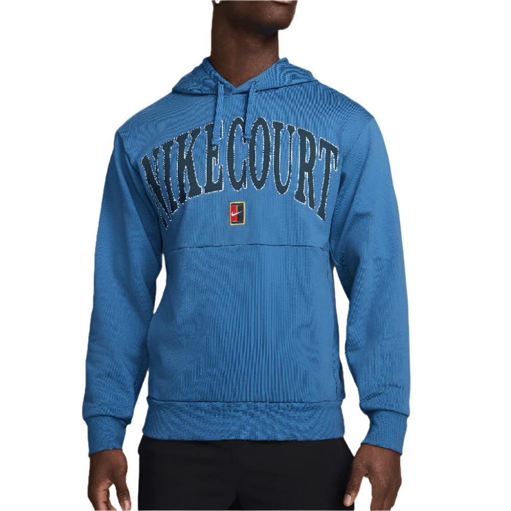 Men's Heritage Dri - FIT Fleece Tennis Hoodie Star Blue and Psychic Blue - Bell Racket Store