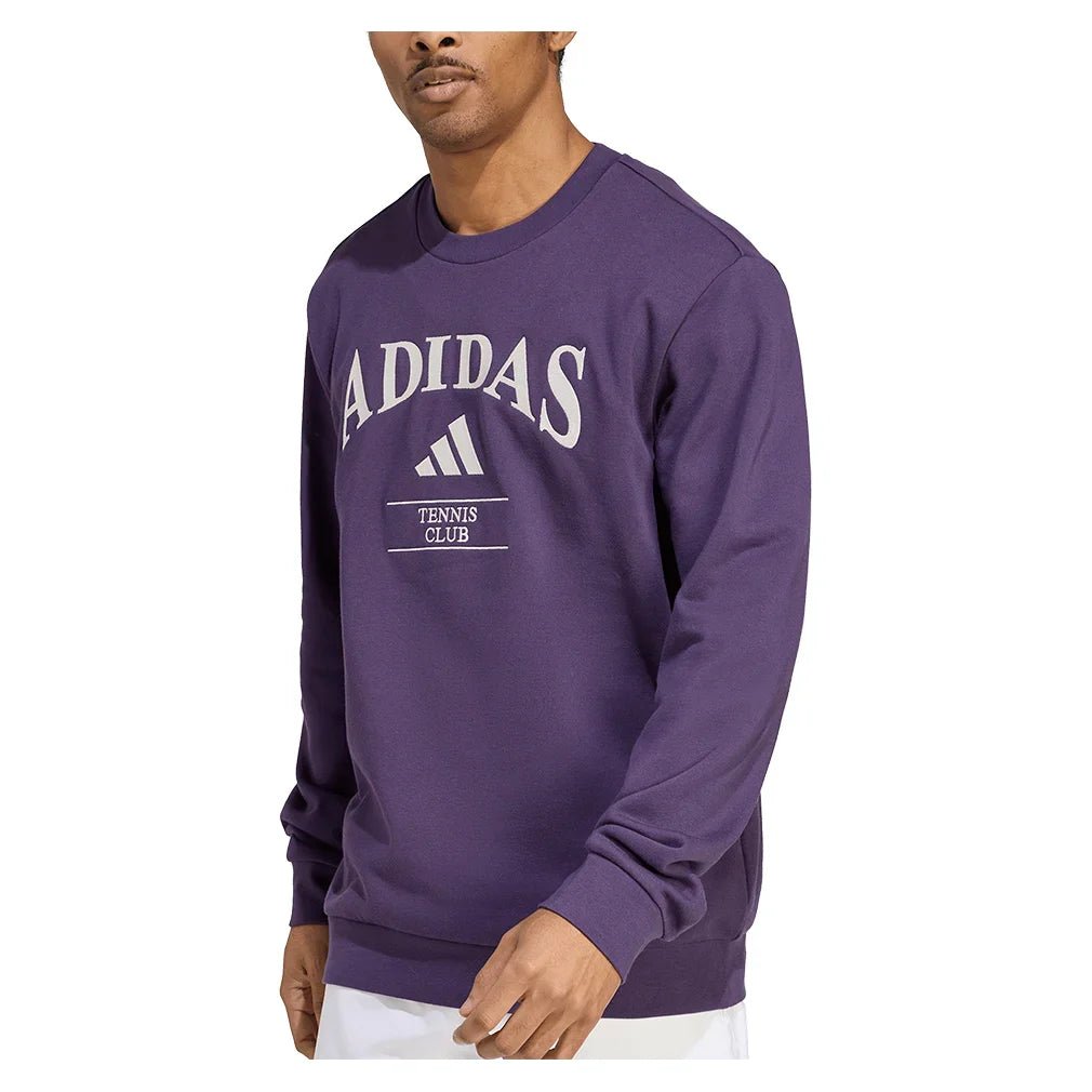 Men's Heritage Graphic Long Sleeve Tennis Crew Aurora Plum - Bell Racket Store