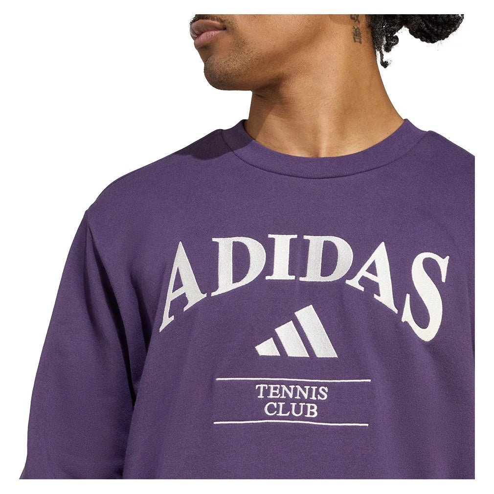 Men's Heritage Graphic Long Sleeve Tennis Crew Aurora Plum - Bell Racket Store