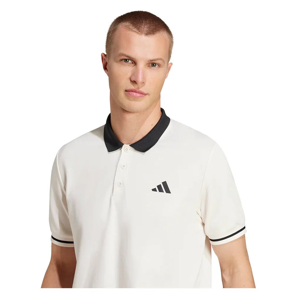 Men's Heritage Tennis Polo Chalk White - Bell Racket Store