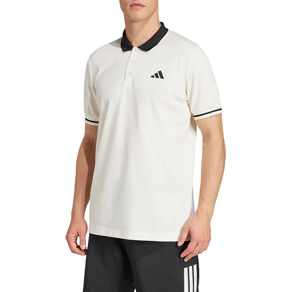 Men's Heritage Tennis Polo Chalk White - Bell Racket Store