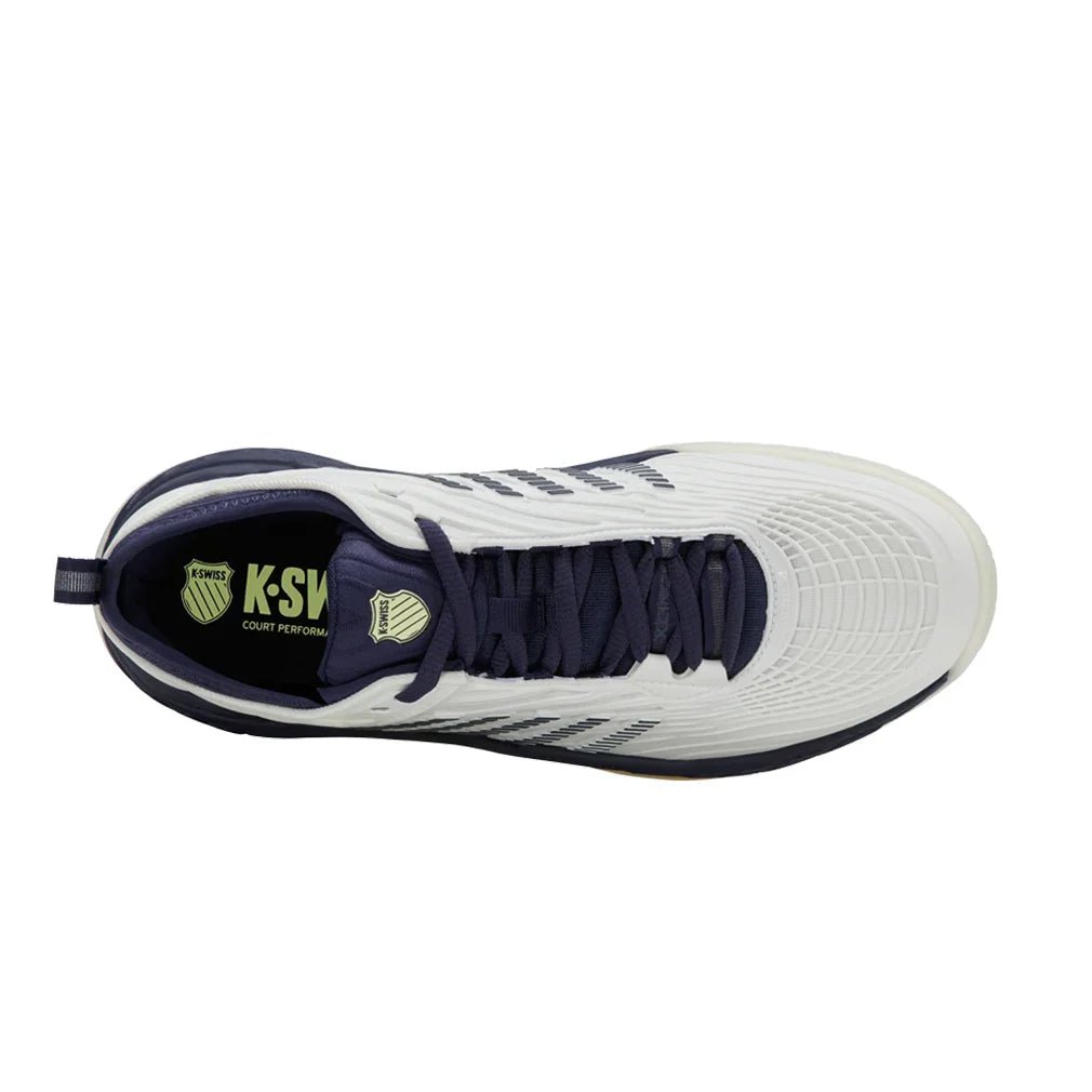 Men's Hypercourt Supreme 2 Tennis Shoes Blanc de Blanc and Naval Academy - Bell Racket Store
