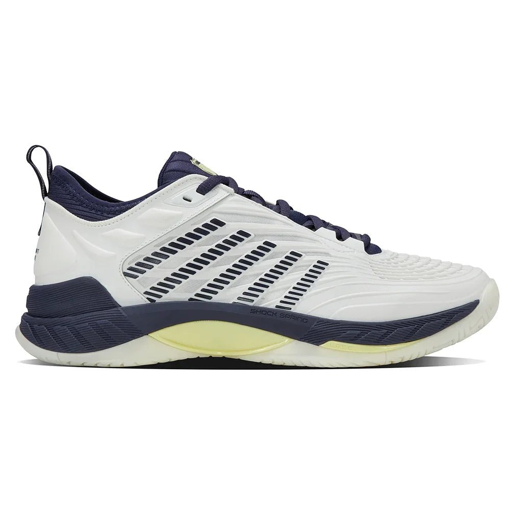 Men's Hypercourt Supreme 2 Tennis Shoes Blanc de Blanc and Naval Academy - Bell Racket Store