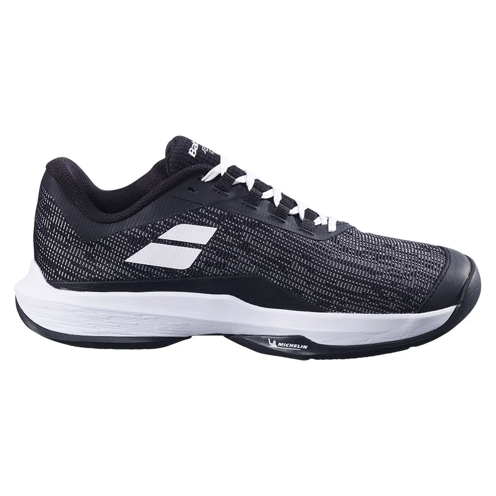 Men's Jet Tere 2 Clay Tennis Shoes Black and White - Bell Racket Store