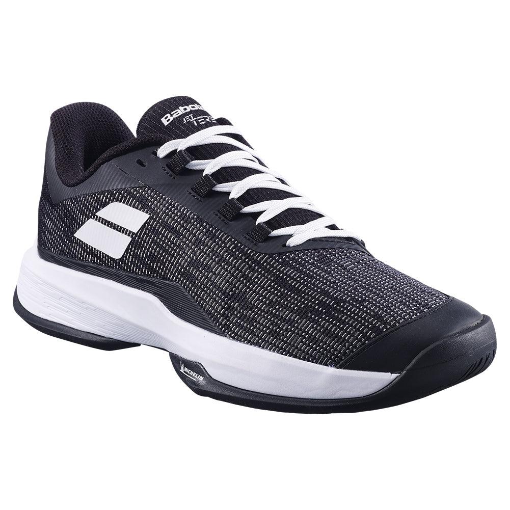 Men's Jet Tere 2 Tennis Shoes Black and White - Bell Racket Store