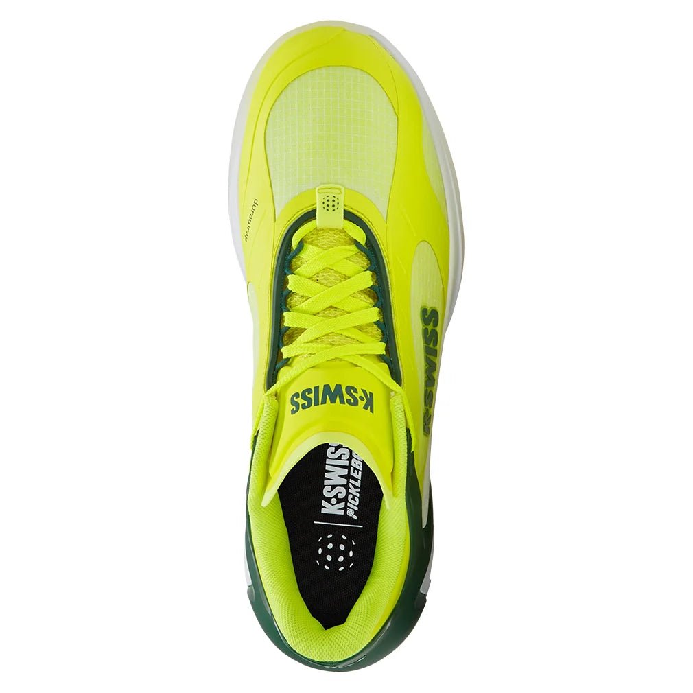 Men's K - Frame Pickleball Shoes Neon Lime and Eden - Bell Racket Store