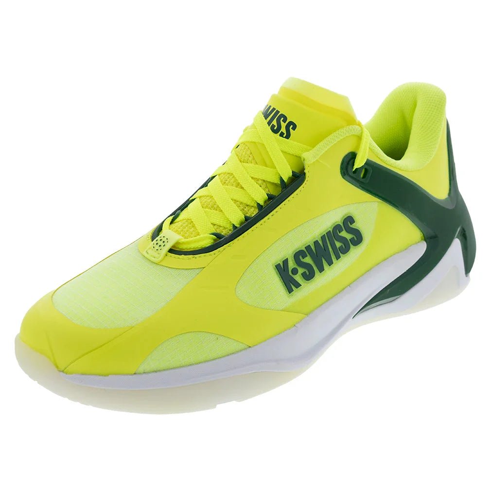 Men's K - Frame Pickleball Shoes Neon Lime and Eden - Bell Racket Store