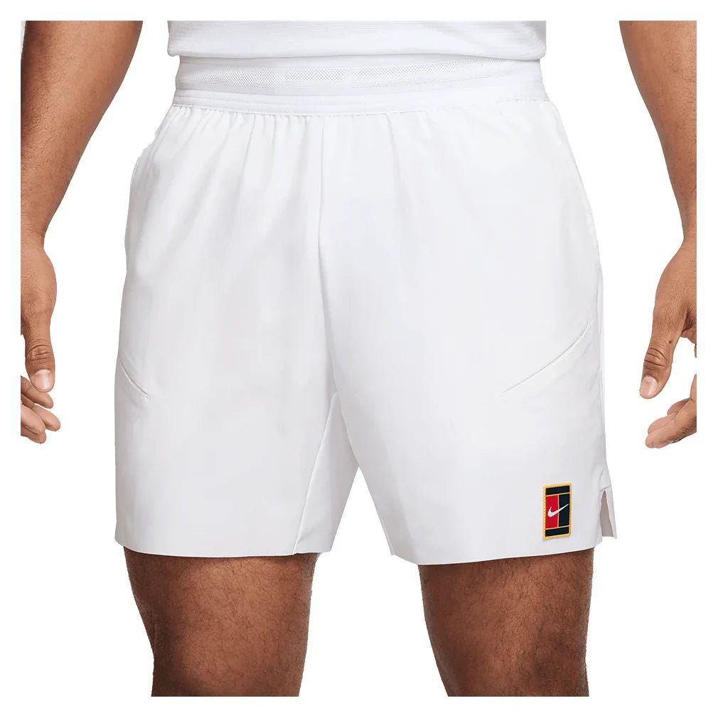 Men's London Court Dri - FIT Slam 7 Inch Tennis Short White - Bell Racket Store