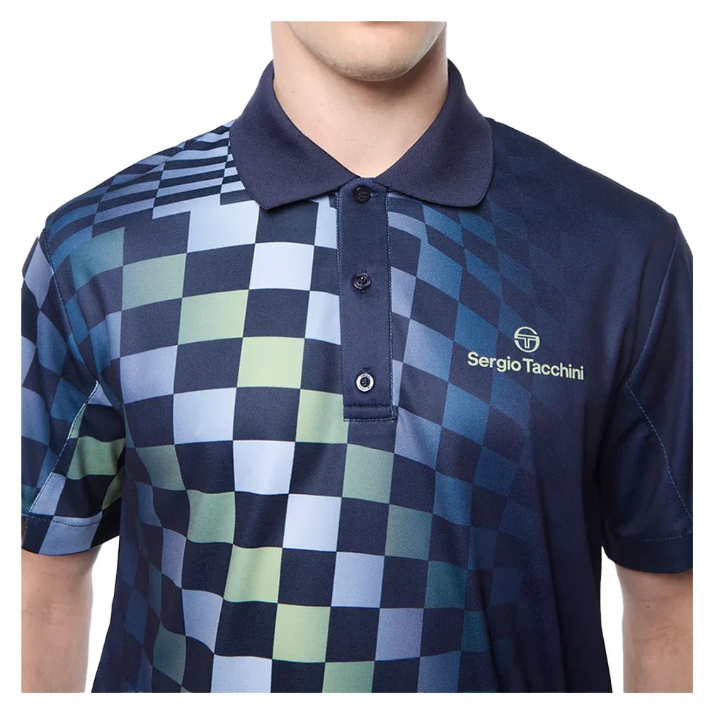 Men's Luca Pique Tennis Polo - Bell Racket Store