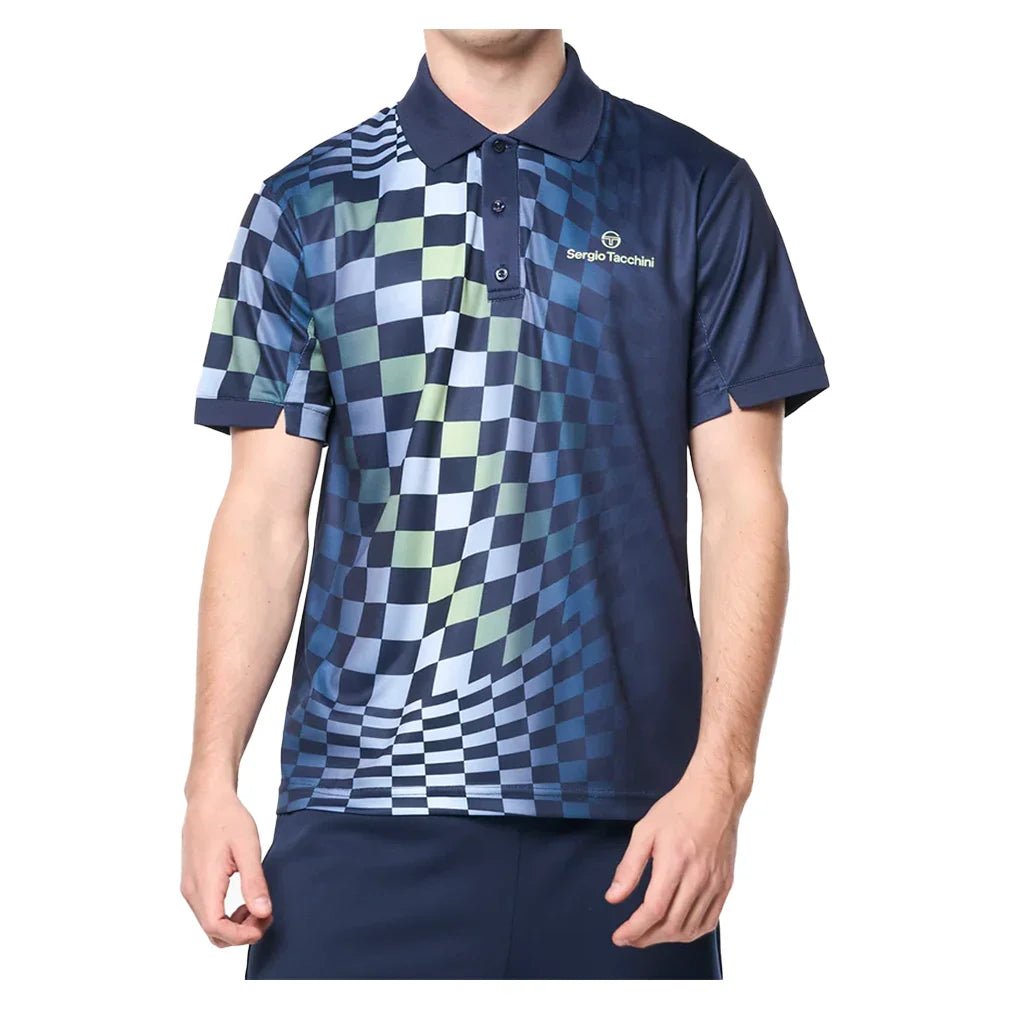 Men's Luca Pique Tennis Polo - Bell Racket Store