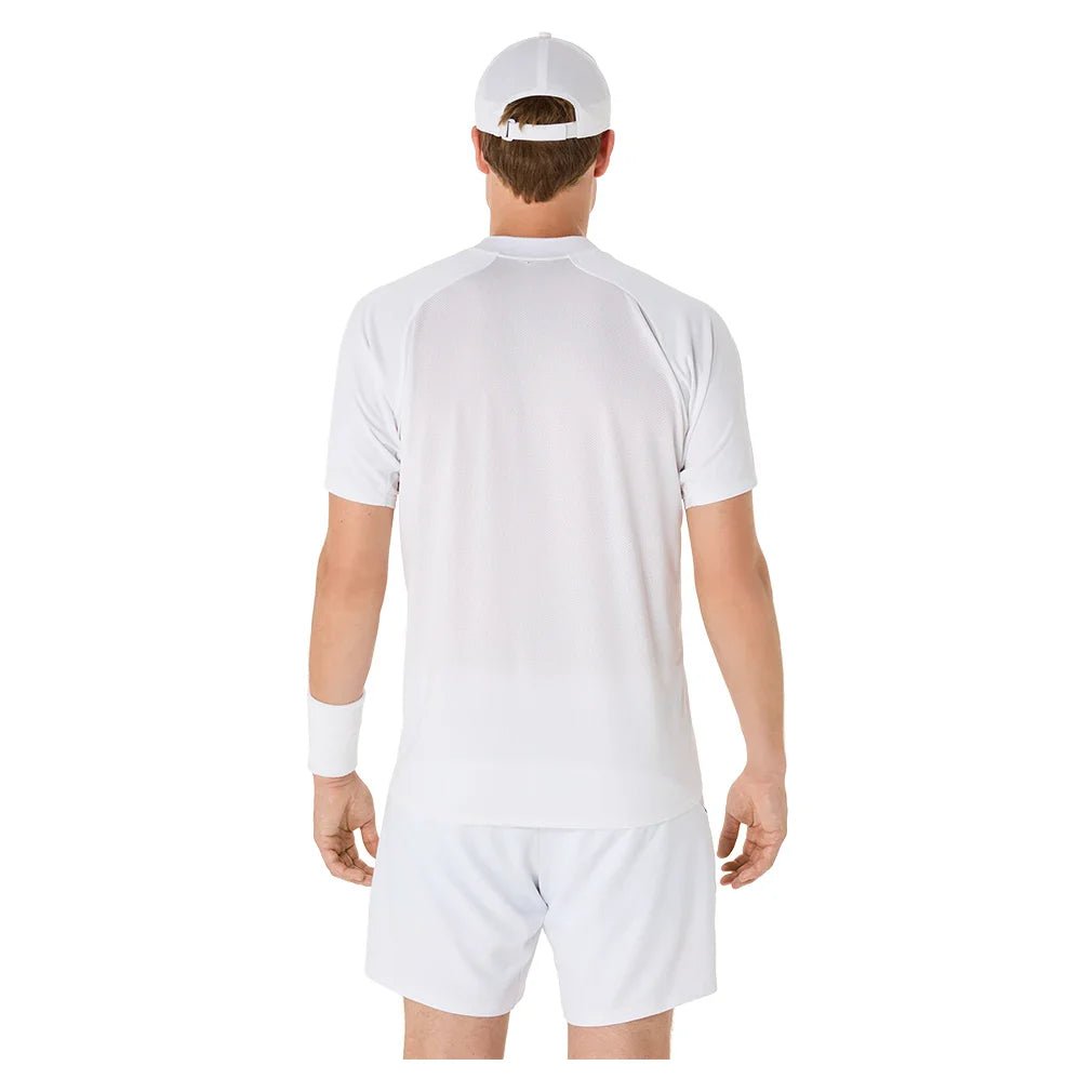 Men's Match Actibreeze Tennis Polo Brilliant White - Bell Racket Store