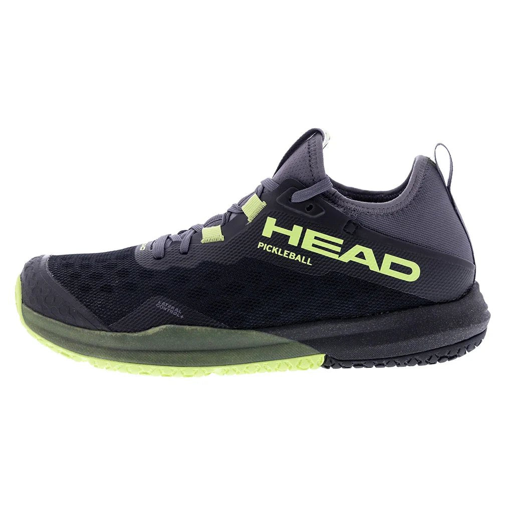 Men's Motion Pro Pickleball Shoes Black and Lime - Bell Racket Store