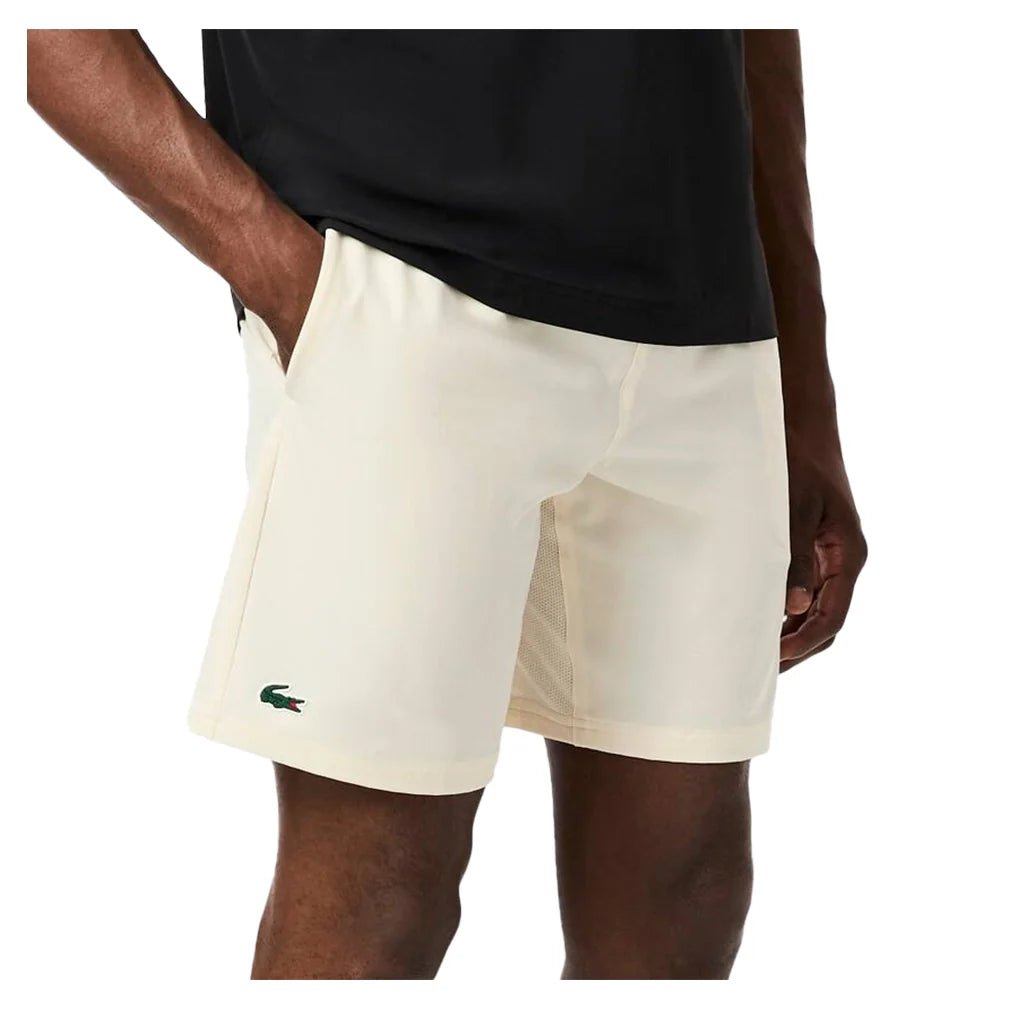 Men's Novak Djokovic Ultra - Dry Woven 8 Inch Tennis Short Lapland and Navy Blue - Bell Racket Store