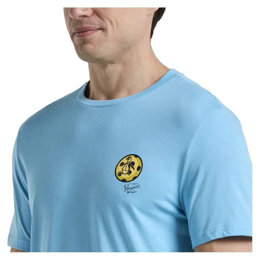 Men's Paddle DBL Graphic Tee Blue Grotto - Bell Racket Store