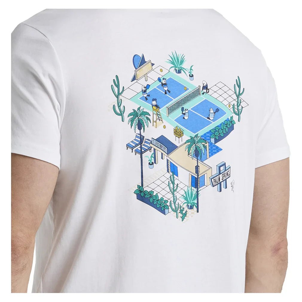 Men's Paddle DBL Graphic Tee Bright White - Bell Racket Store