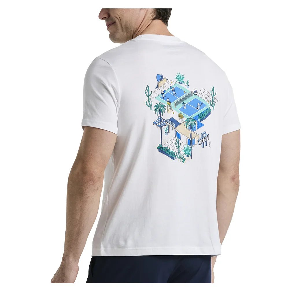 Men's Paddle DBL Graphic Tee Bright White - Bell Racket Store
