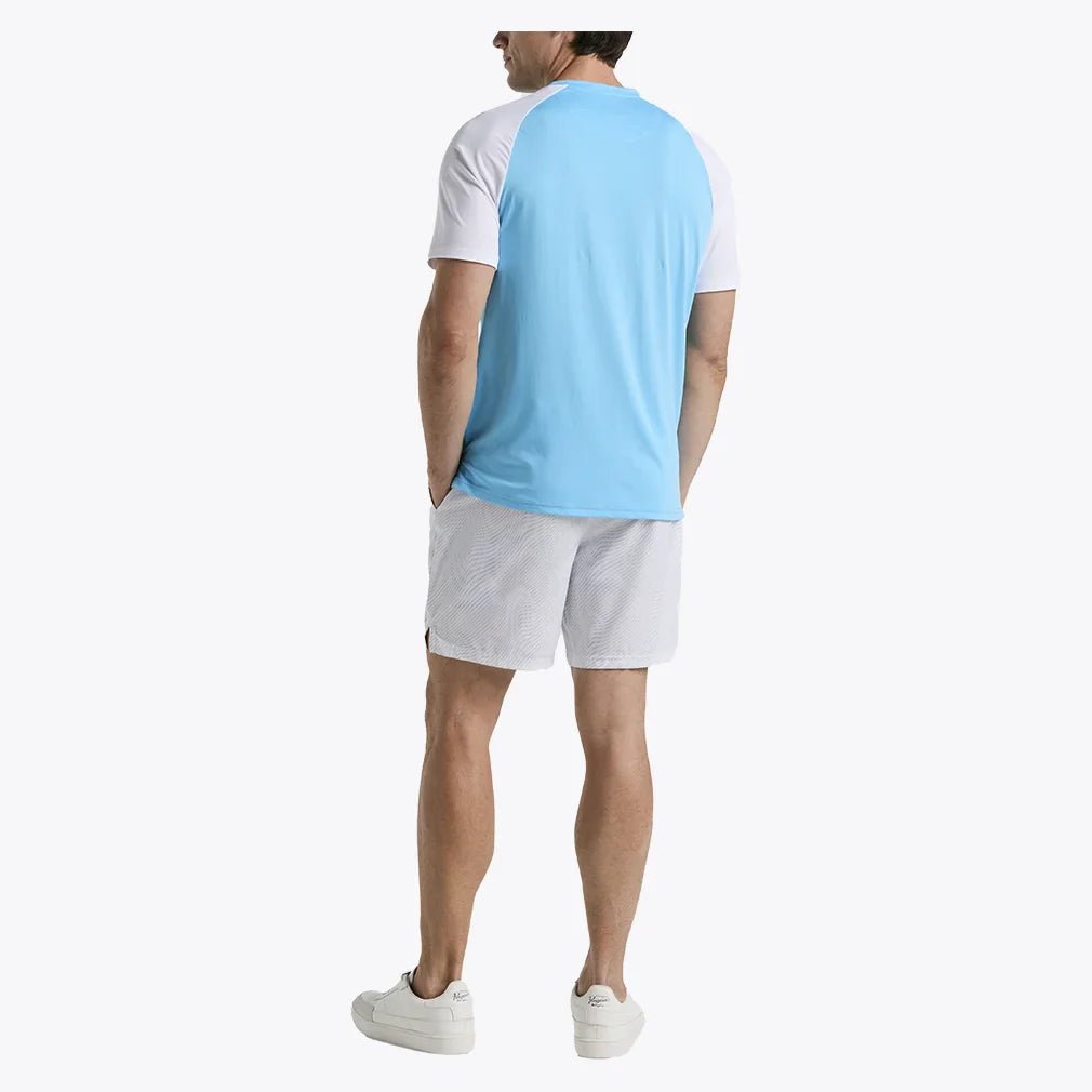 Men's Performance 7 Inch Tennis Short Bright White - Bell Racket Store