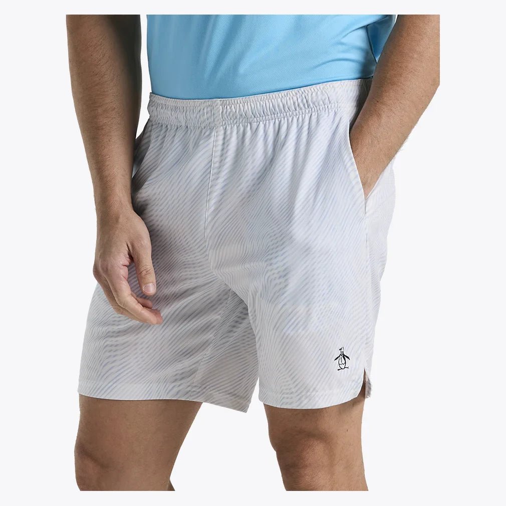 Men's Performance 7 Inch Tennis Short Bright White - Bell Racket Store