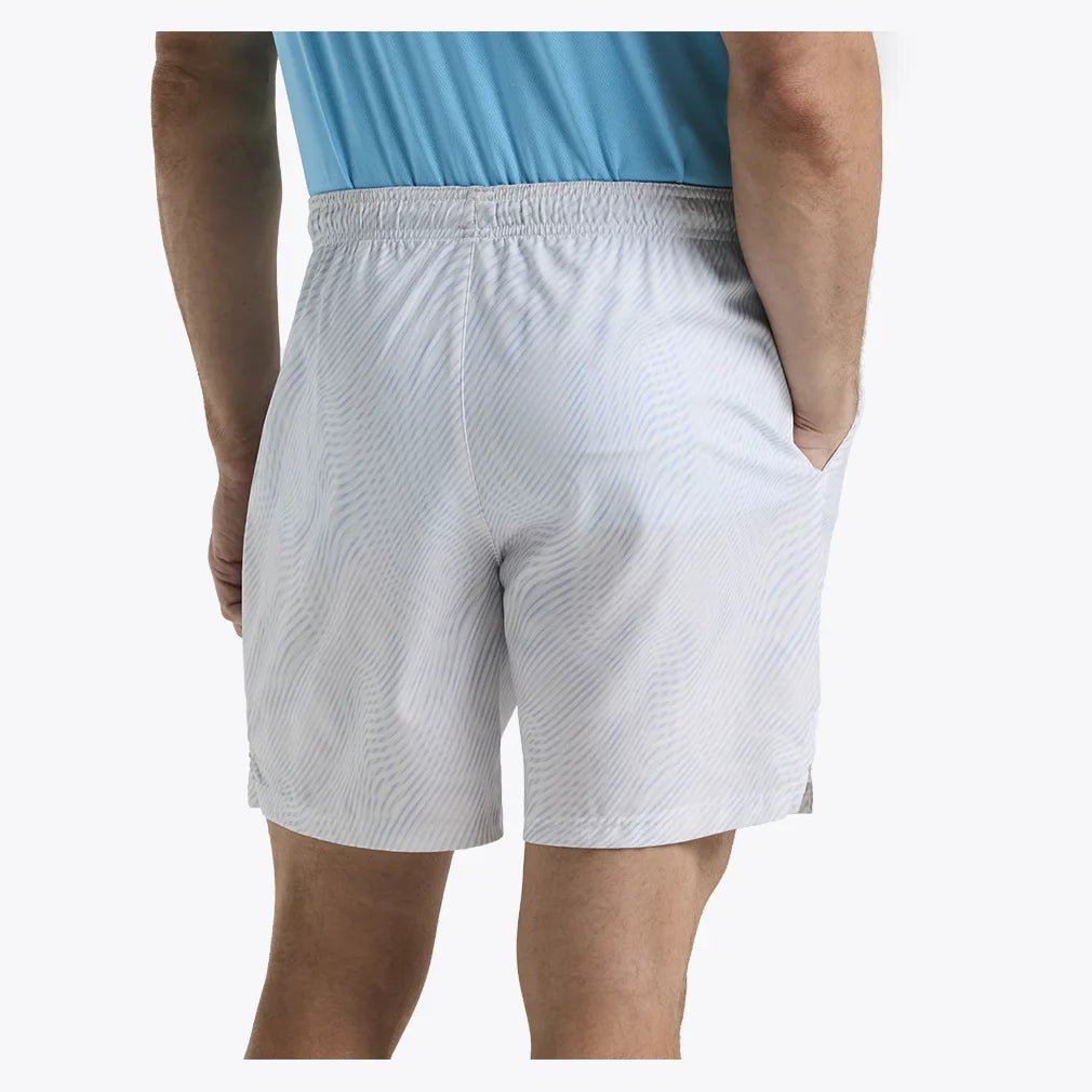 Men's Performance 7 Inch Tennis Short Bright White - Bell Racket Store