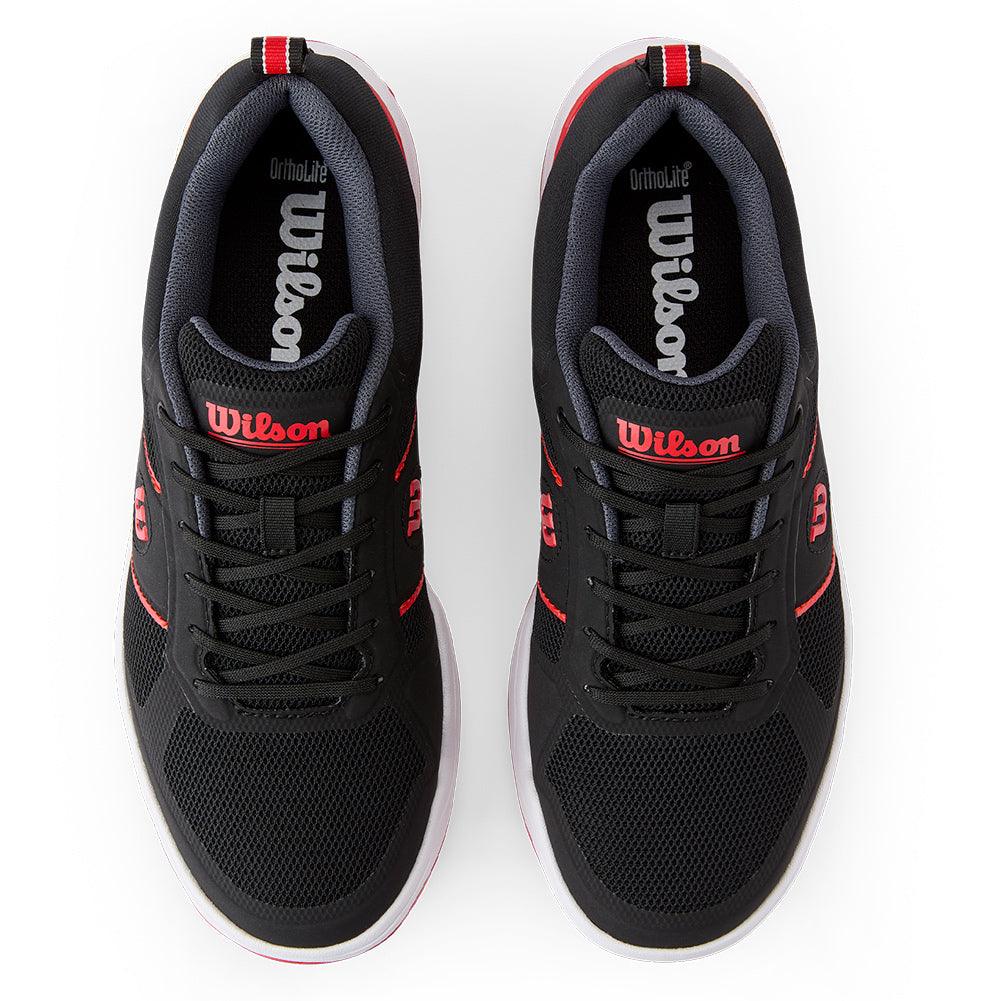 Men's Pickle Pro Pickleball Shoes Black and Infrared - Bell Racket Store