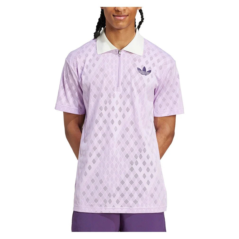 Men's Pro Tennis Polo Powder Plum - Bell Racket Store