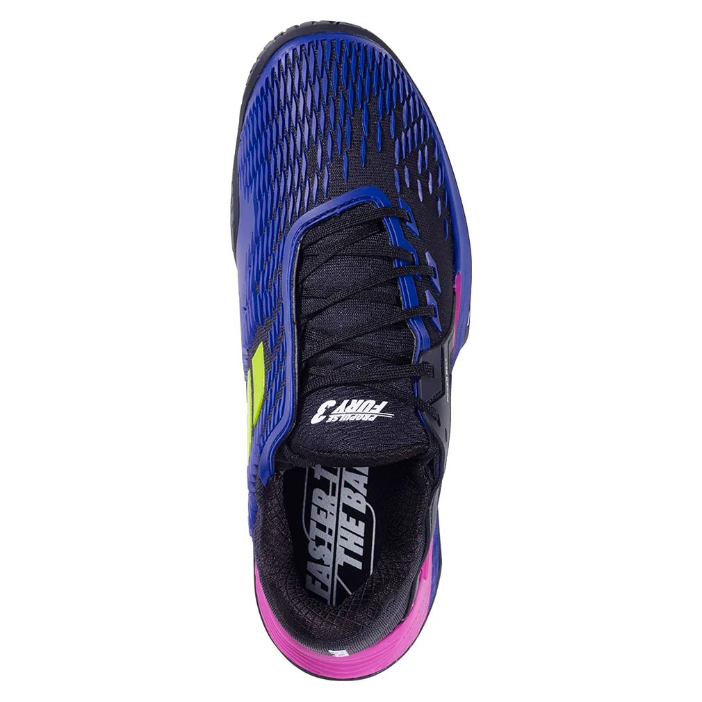 Men's Propulse Fury 3 All Court Tennis Shoes Black and Dark Blue - Bell Racket Store