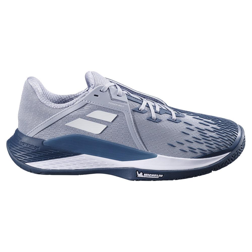 Men's Propulse Fury 3 Tennis Shoes Grey and White - Bell Racket Store