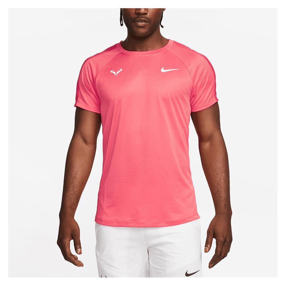 Mens Rafa Dri - Fit Challenger Short Sleeve Tennis Top - Bell Racket Store