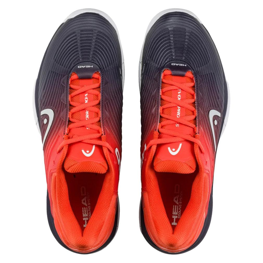 Men's Revolt Pro 4.5 Tennis Shoes Dark Blue and Red - Bell Racket Store