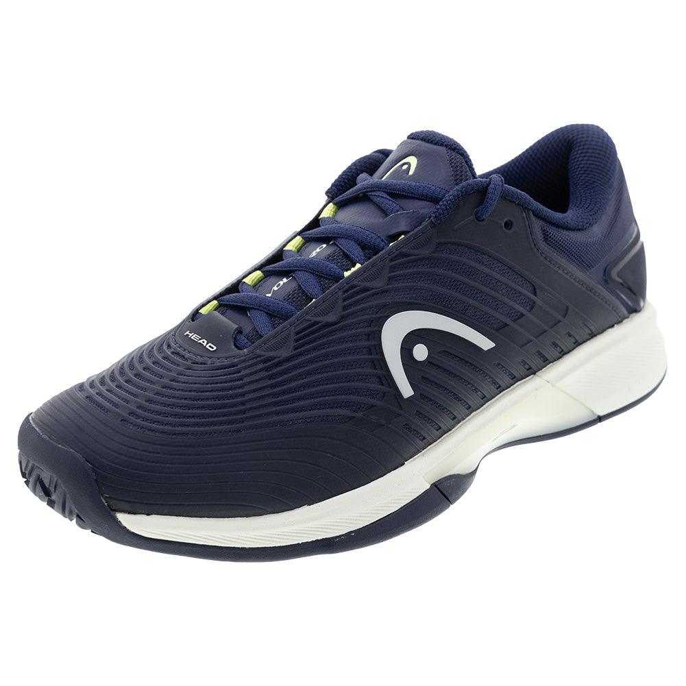 Men's Revolt Pro 4.5 Tennis Shoes Navy and Lime - Bell Racket Store
