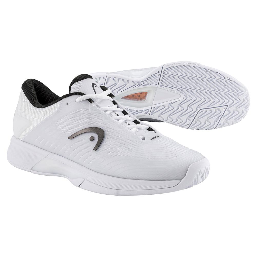Men's Revolt Pro 4.5 Tennis Shoes White and Black - Bell Racket Store