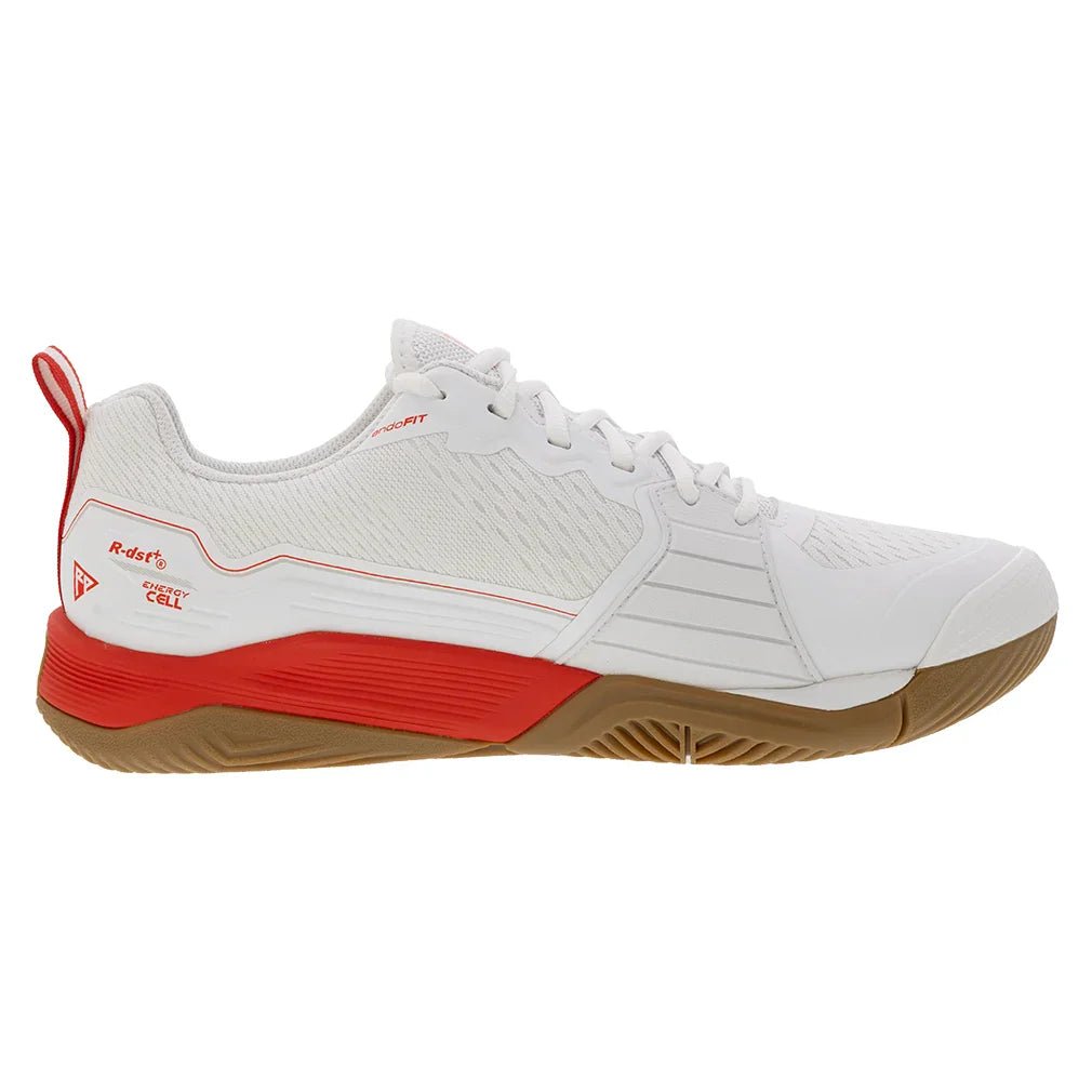 Men's Rush Pro 4.5 Tennis Shoes White and Infrared - Bell Racket Store