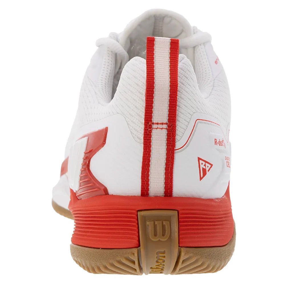 Men's Rush Pro 4.5 Tennis Shoes White and Infrared - Bell Racket Store