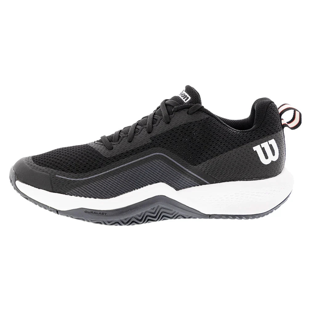 Men's Rush Pro Lite Tennis Shoes Black and Ebony - Bell Racket Store
