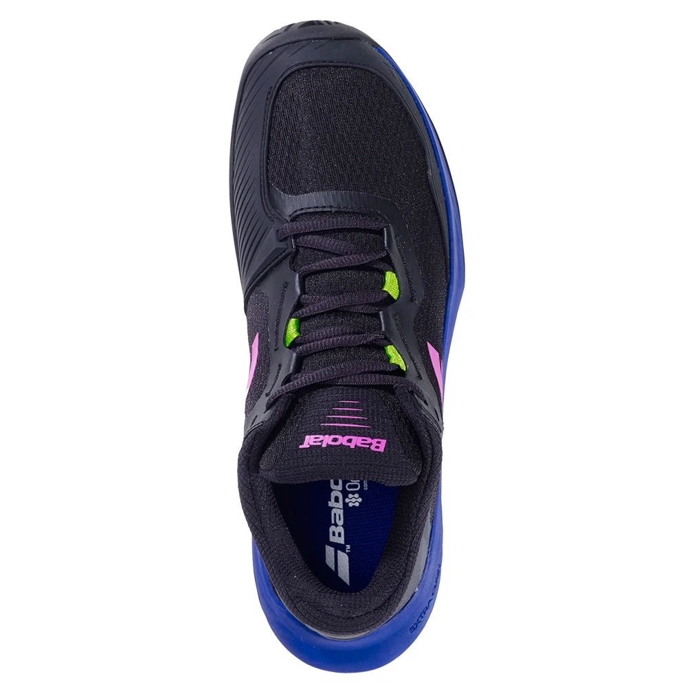 Men's SFX 4 All Court Tennis Shoes Black and Dark Blue - Bell Racket Store