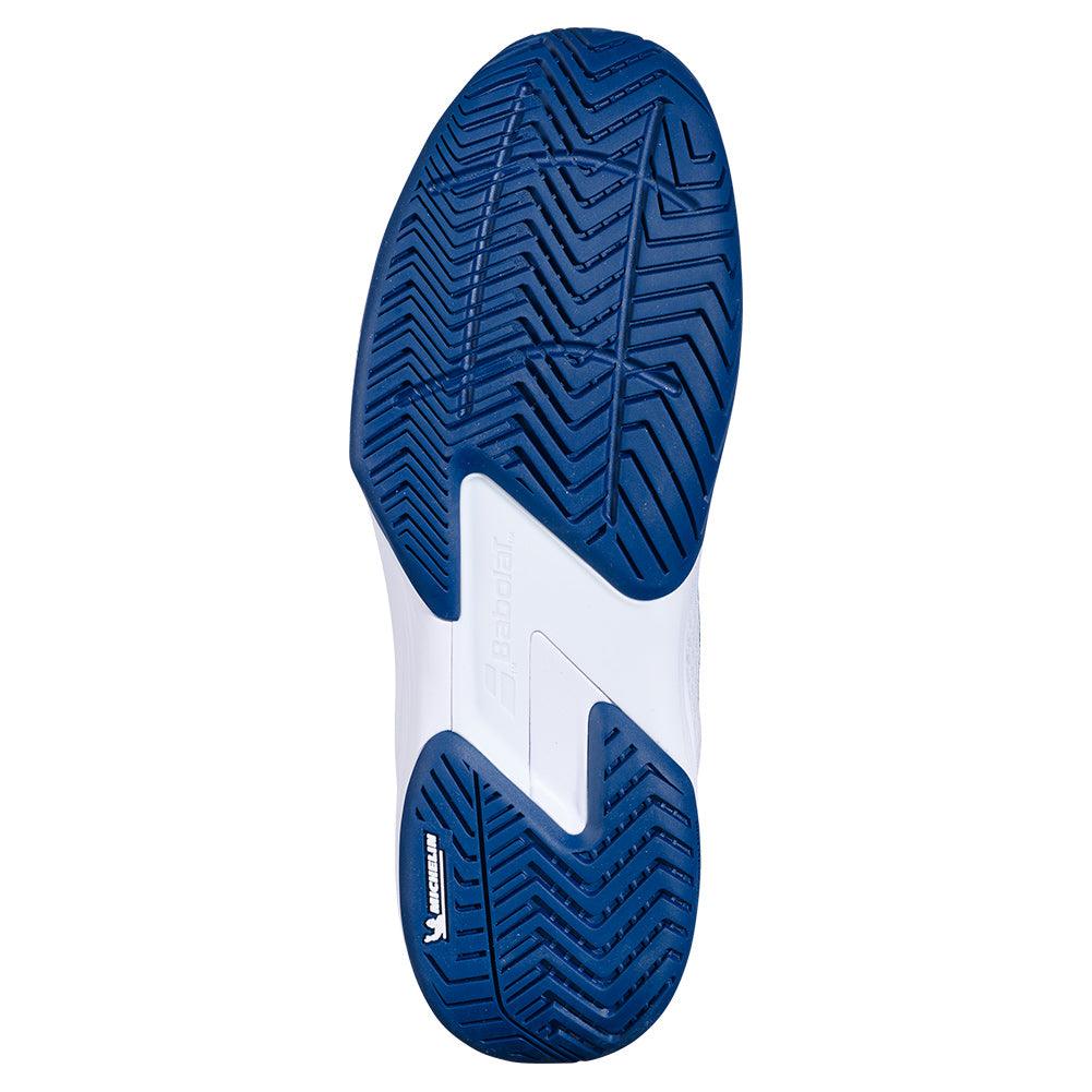 Men's SFX 4 Tennis Shoes White and Estate Blue - Bell Racket Store