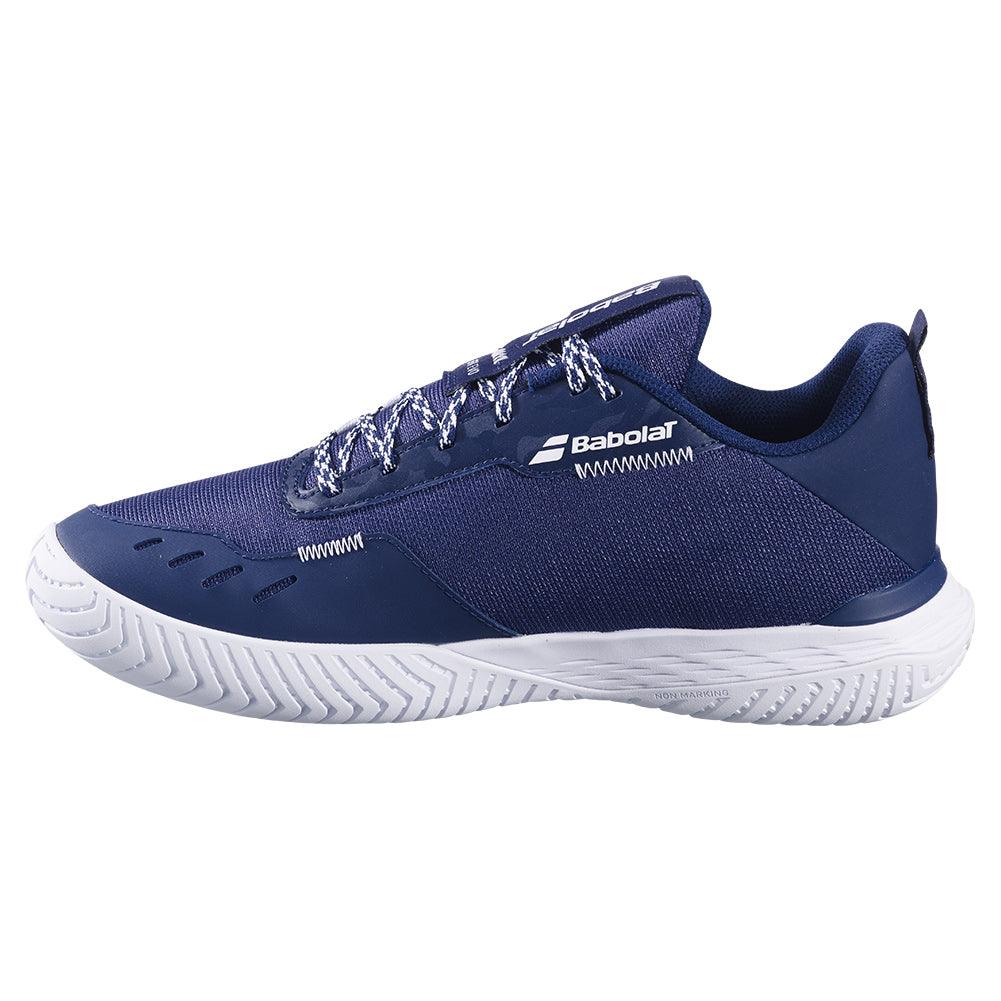 Men's SFX Evo Tennis Shoes Dark Blue and White - Bell Racket Store