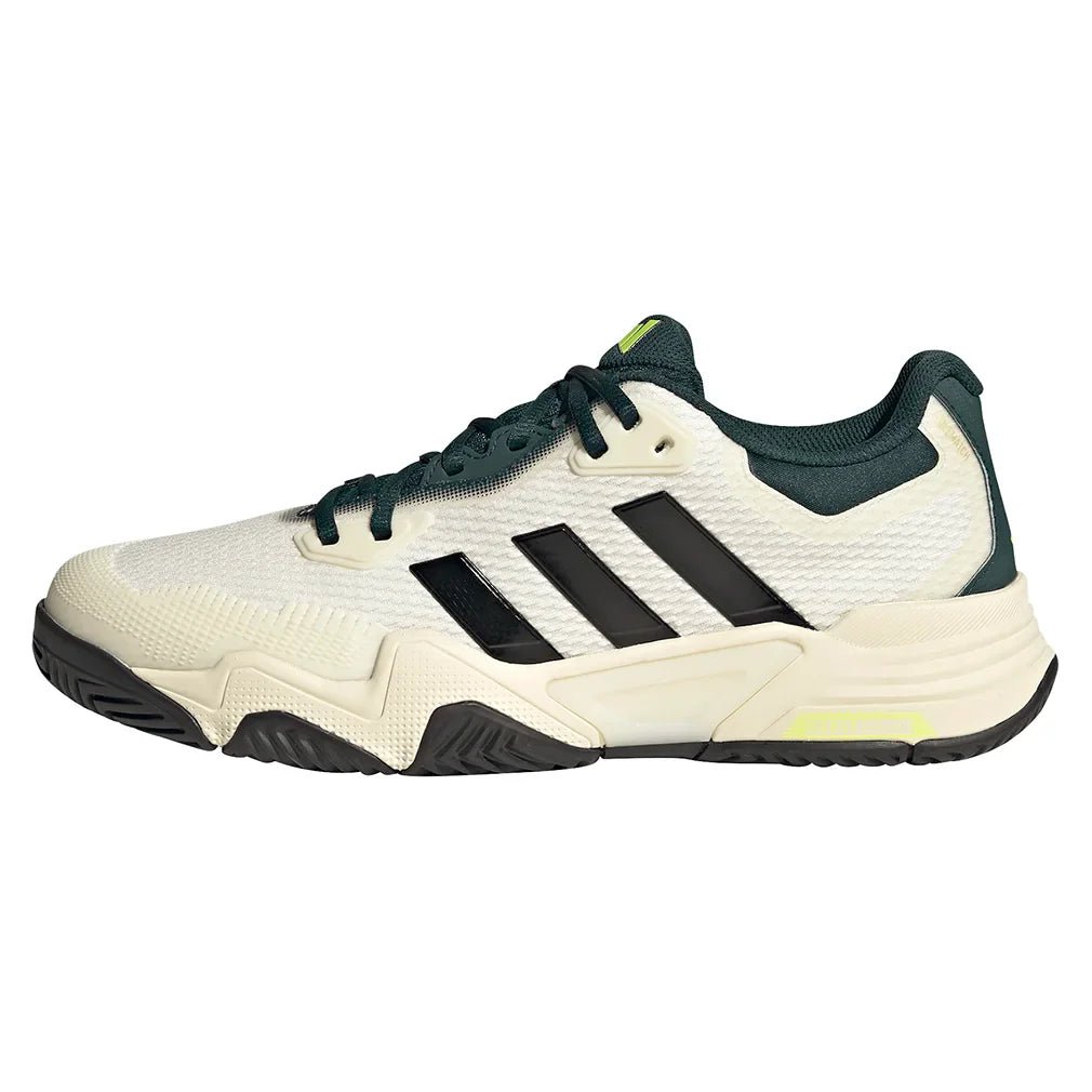 Men's Solematch Control 2 Tennis Shoes Off White and Silver Metallic - Bell Racket Store