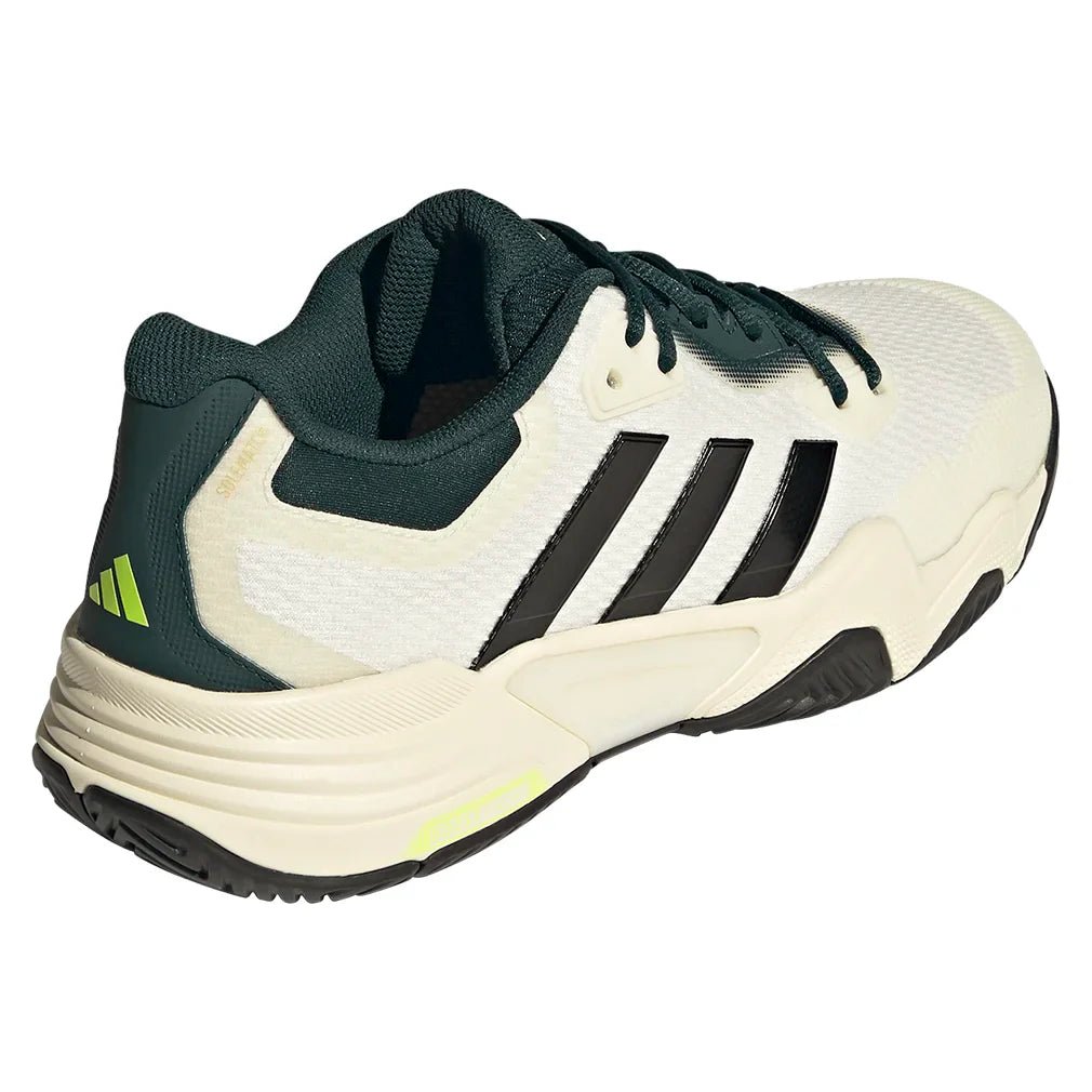 Men's Solematch Control 2 Tennis Shoes Off White and Silver Metallic - Bell Racket Store