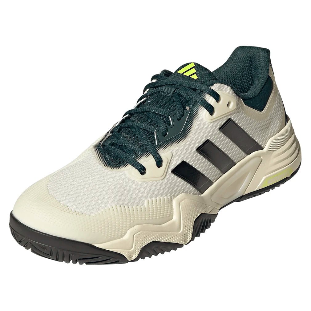 Men's Solematch Control 2 Tennis Shoes Off White and Silver Metallic - Bell Racket Store