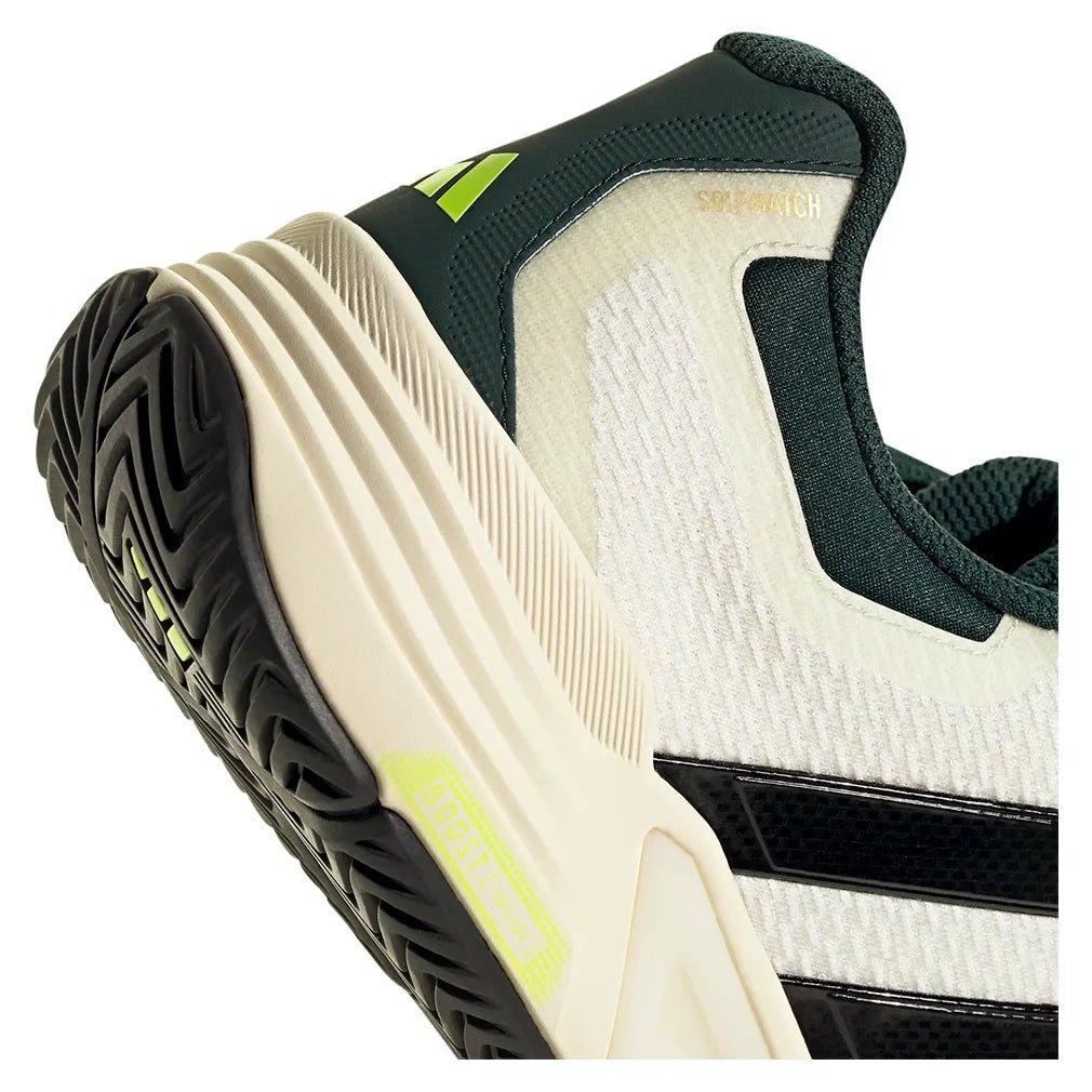 Men's Solematch Control 2 Tennis Shoes Off White and Silver Metallic - Bell Racket Store