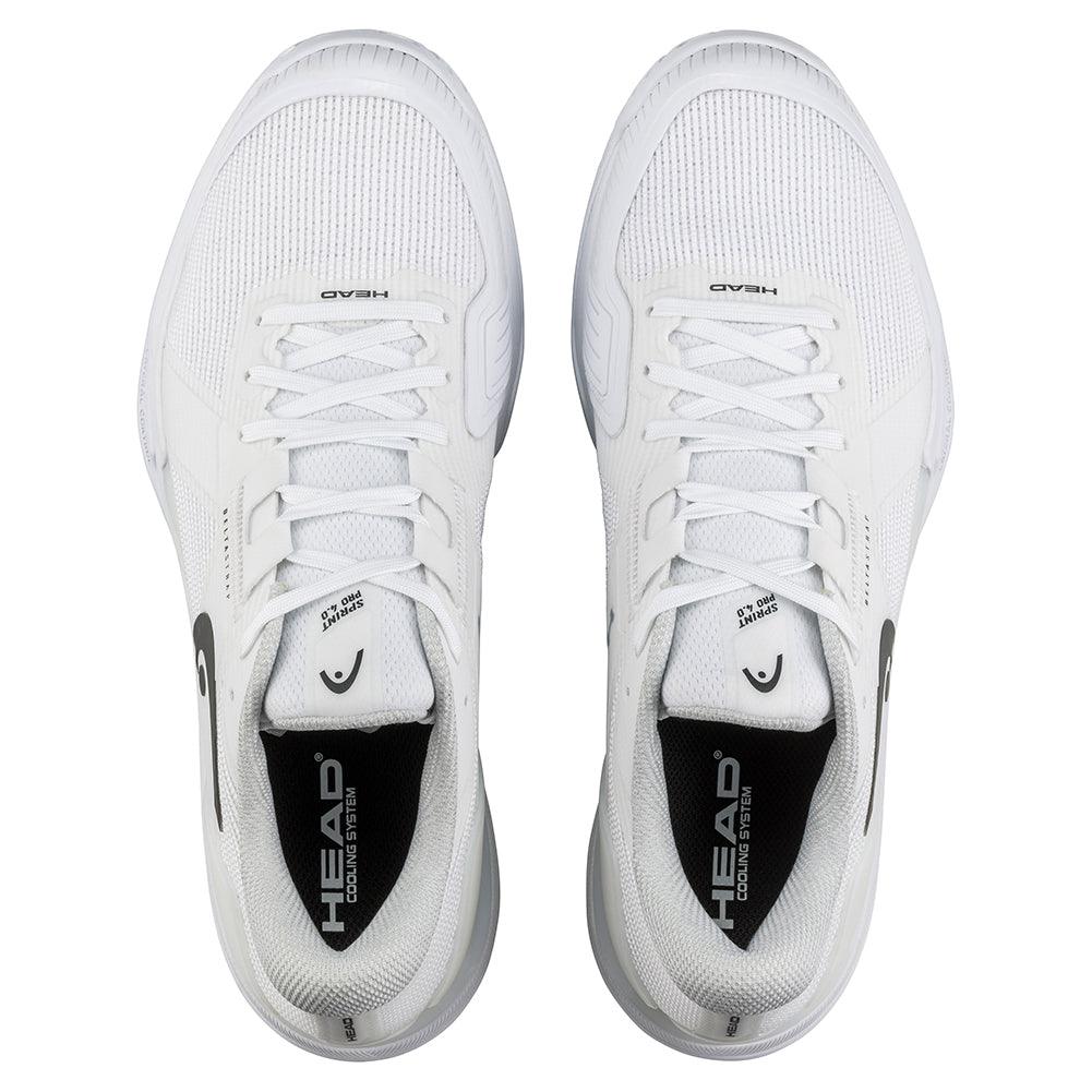 Men's Sprint Pro 4.0 Tennis Shoes White and Black - Bell Racket Store