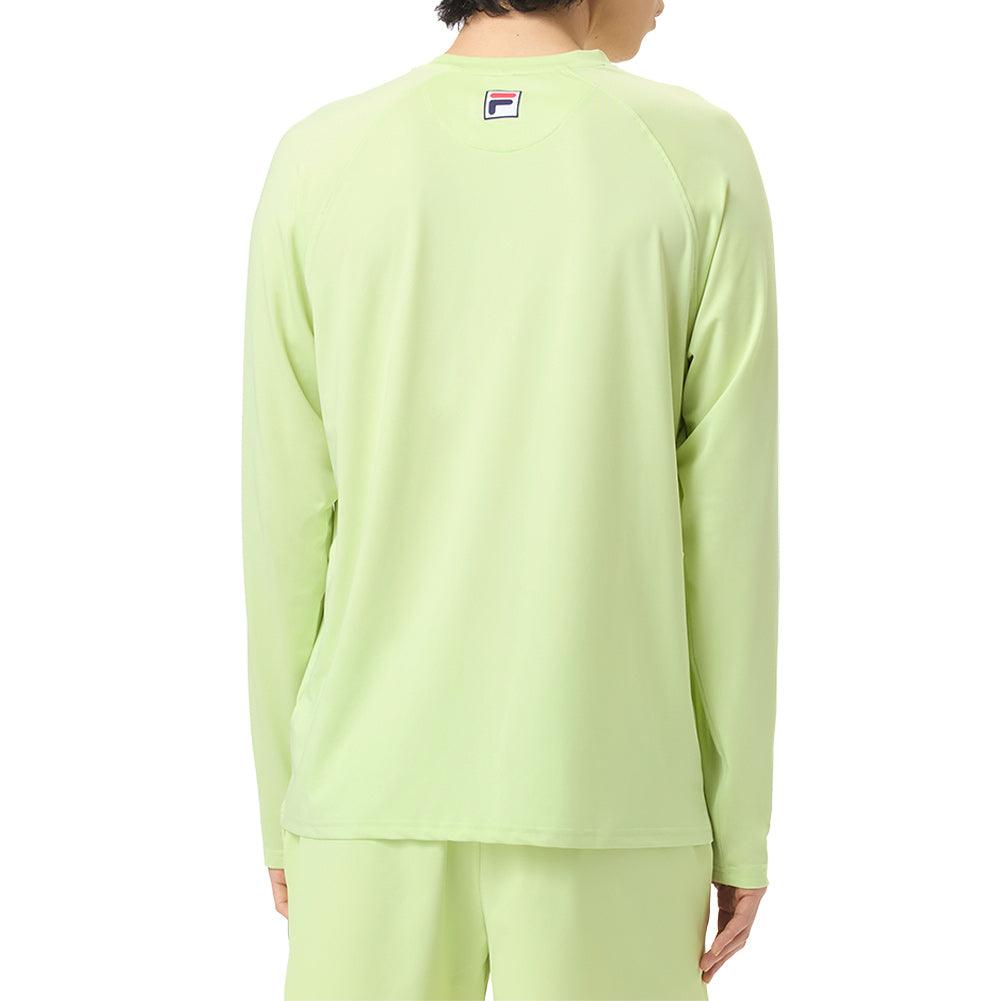 Men's Tennis Essentials Long Sleeve UV Blocker Shadow Lime - Bell Racket Store