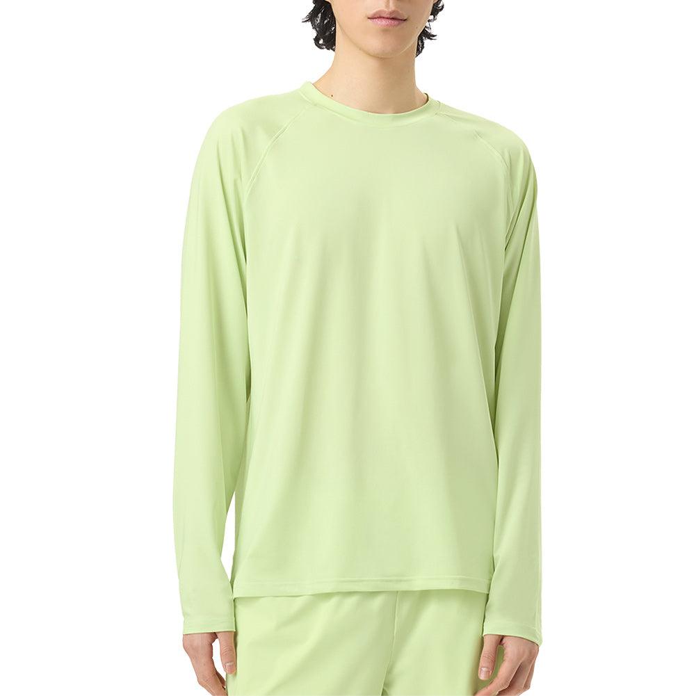 Men's Tennis Essentials Long Sleeve UV Blocker Shadow Lime - Bell Racket Store