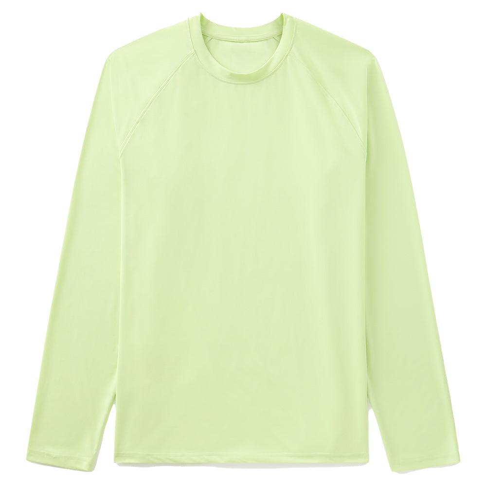 Men's Tennis Essentials Long Sleeve UV Blocker Shadow Lime - Bell Racket Store